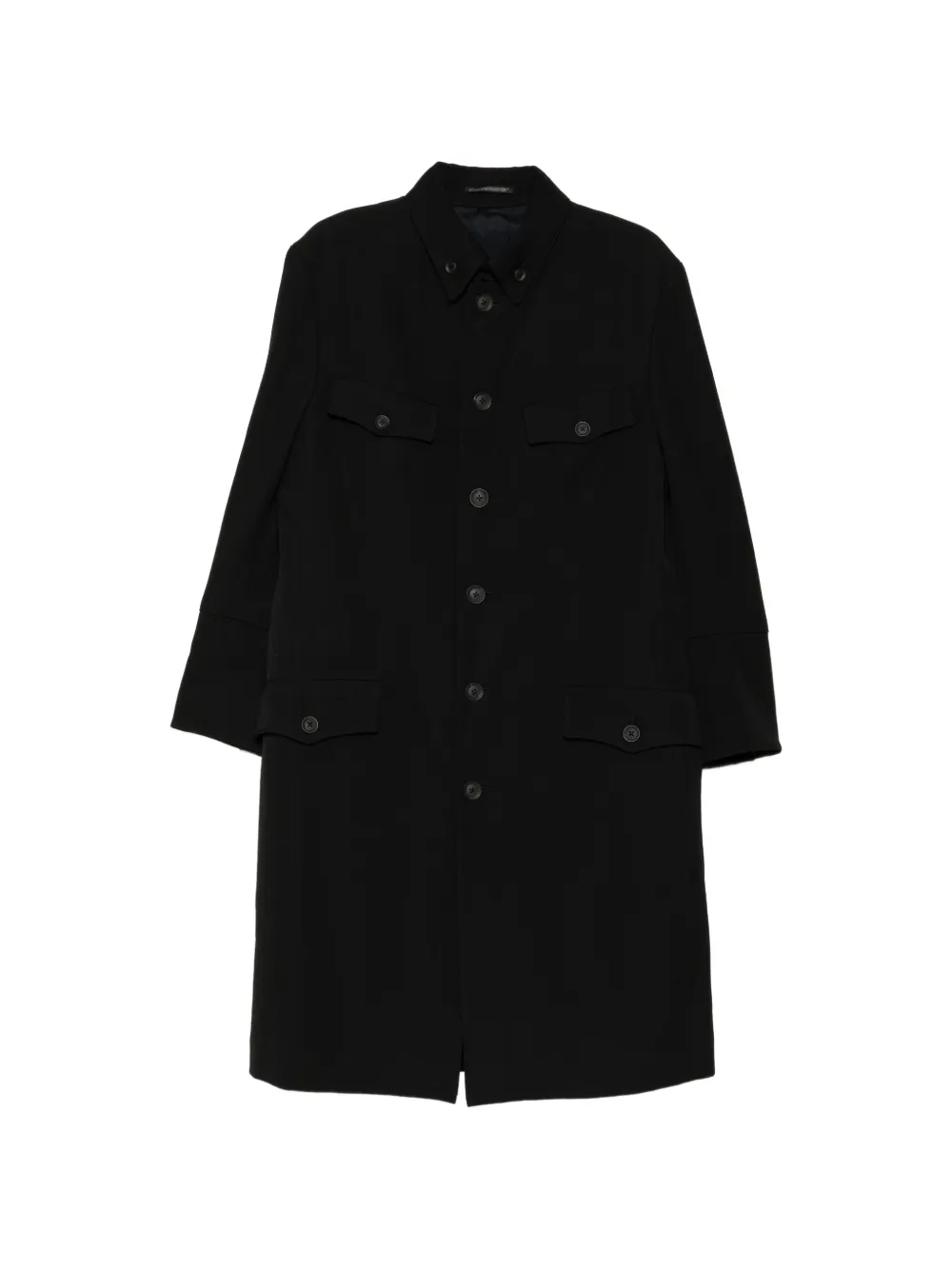 Yohji Yamamoto Cappotto monopetto - Nero