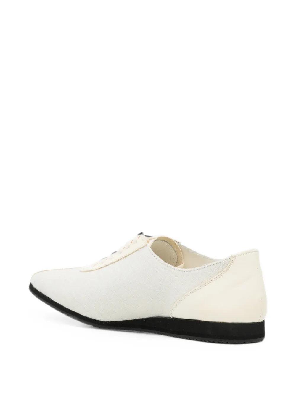 Yohji Yamamoto low-cut lace-up sneakers Beige