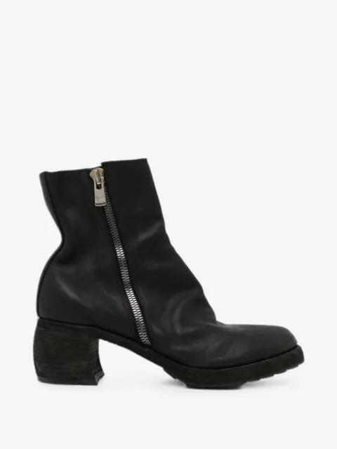 Yohji Yamamoto x Guidi Edition bottines à zip latéral