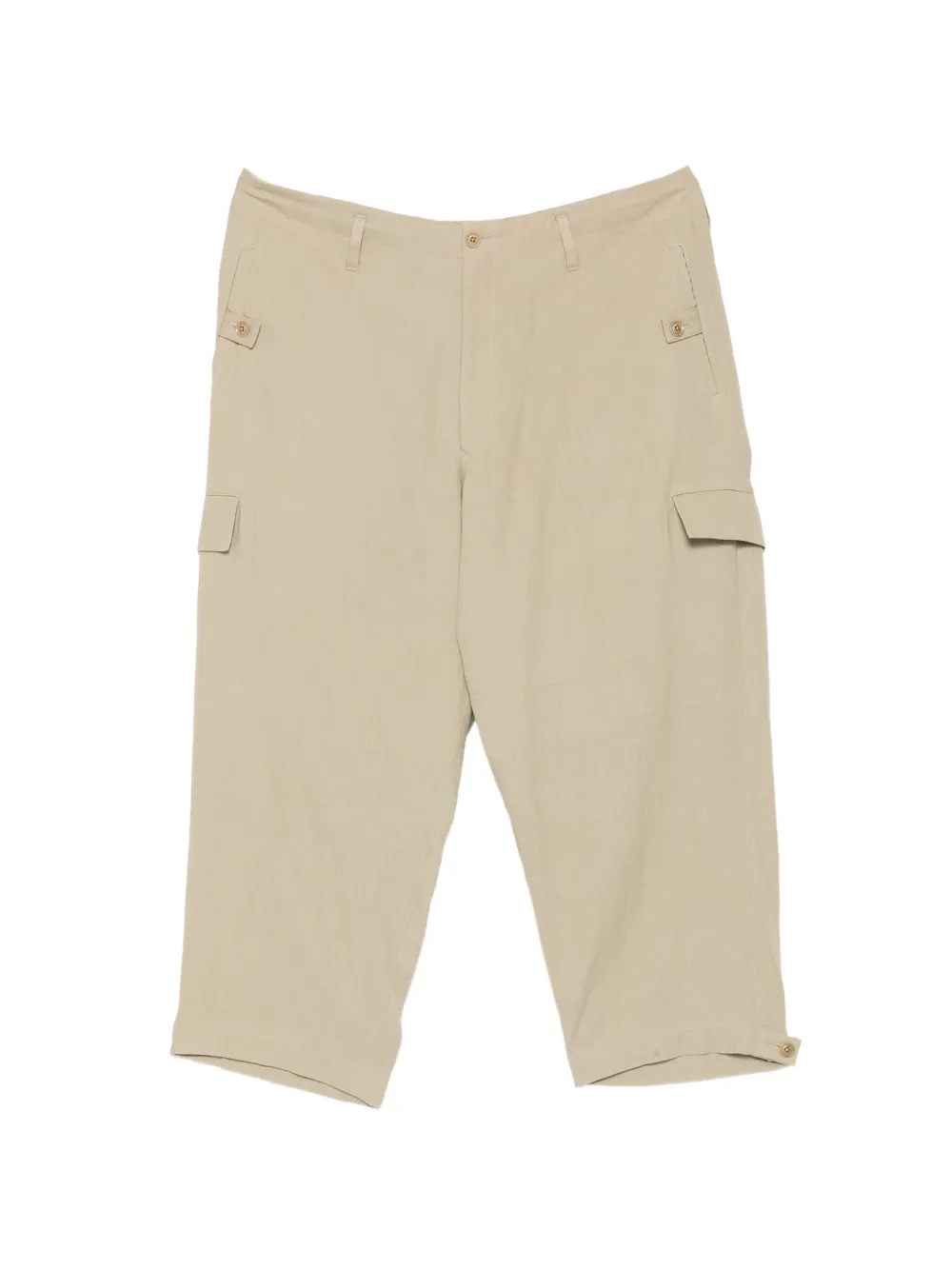 Yohji Yamamoto Pantaloni G-Tab a gamba ampia - Toni neutri