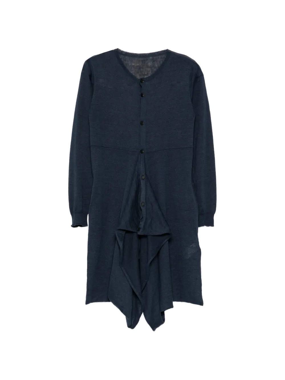 Yohji Yamamoto Cardigan svasato - Blu