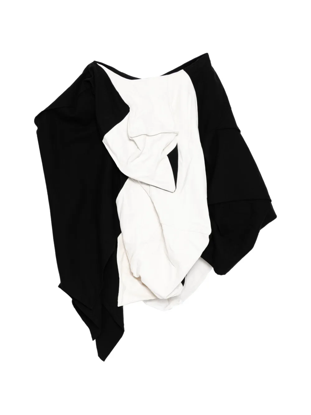 Yohji Yamamoto Gonna con inserti - Nero