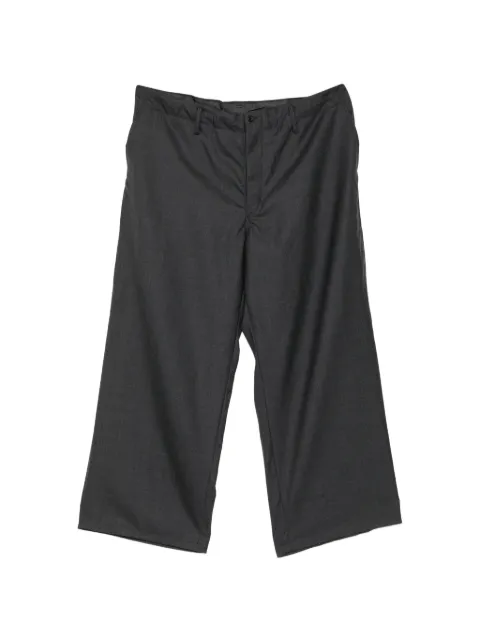 Yohji Yamamoto 우븐 와이드 팬츠