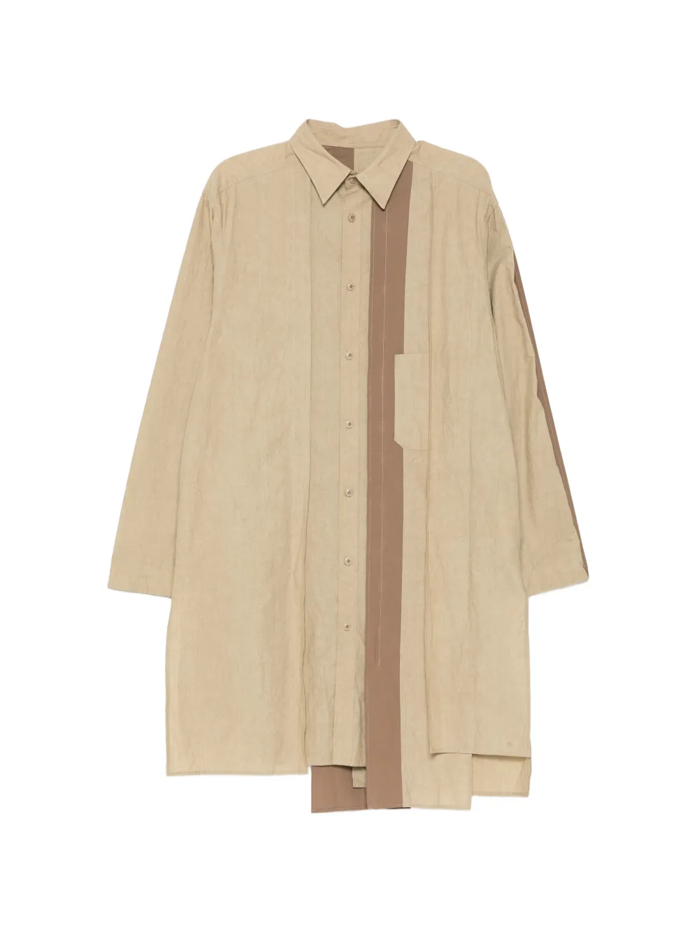 Yohji Yamamoto Gonna asimmetrica - Marrone