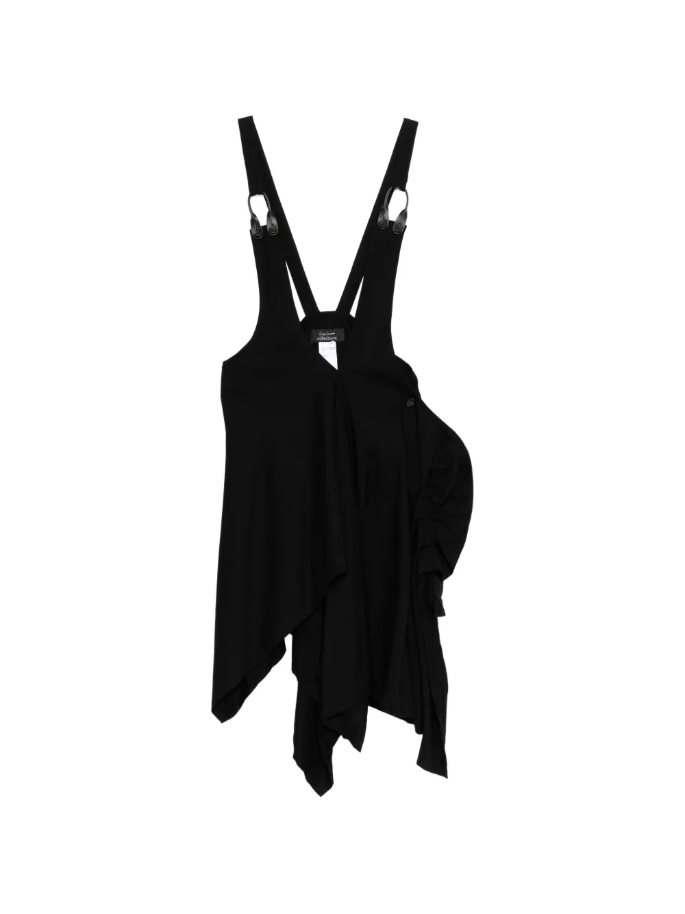 Yohji Yamamoto Gonna plissettata asimmetrica - Nero