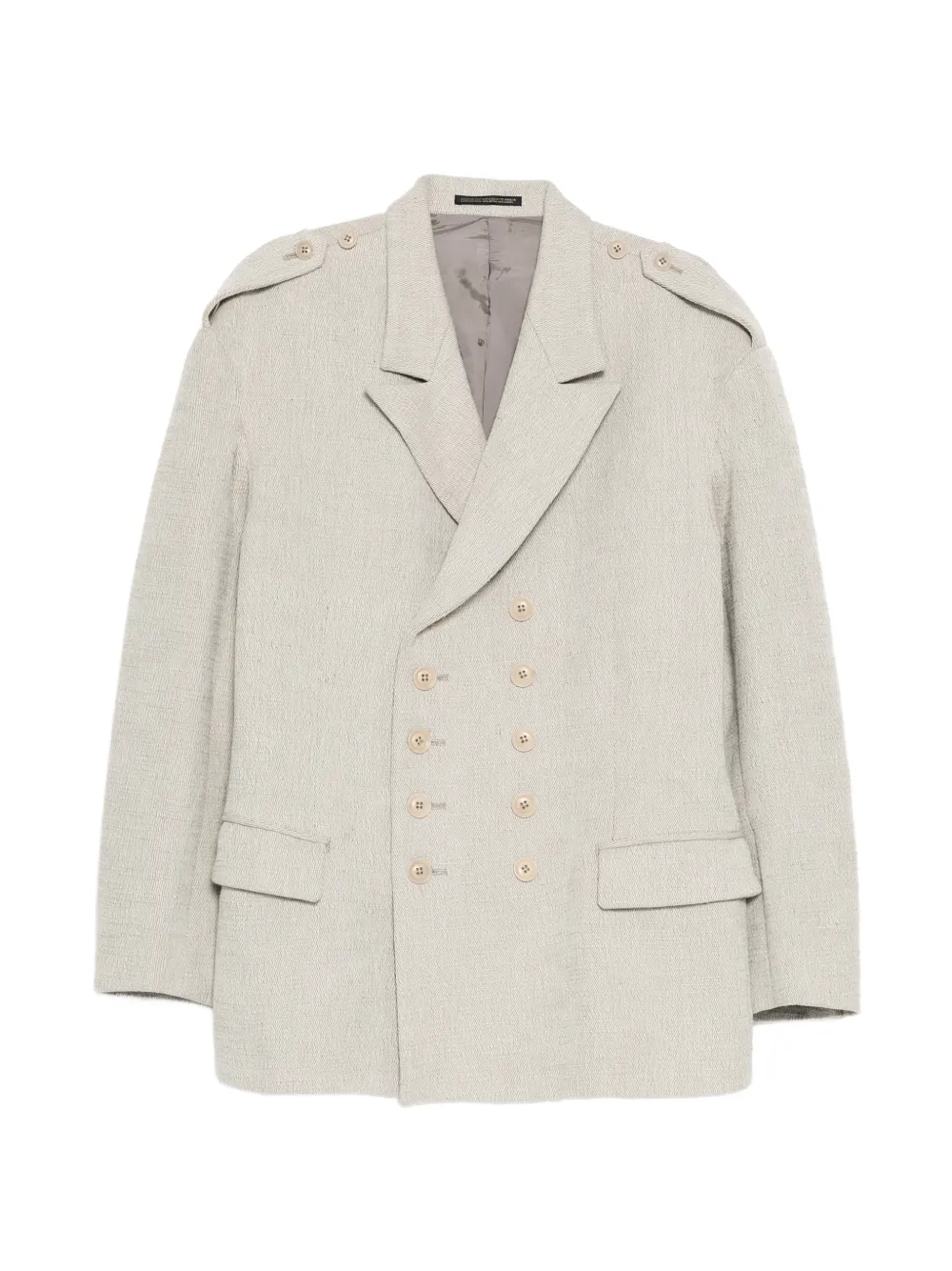 Yohji Yamamoto Giacca doppiopetto - Toni neutri