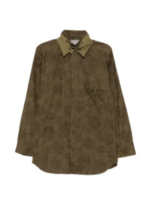 Marni カラーブロック シャツ | グリーン | FARFETCH JP