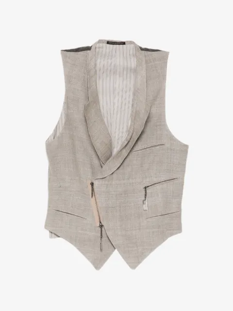 Yohji Yamamoto silk waistcoat