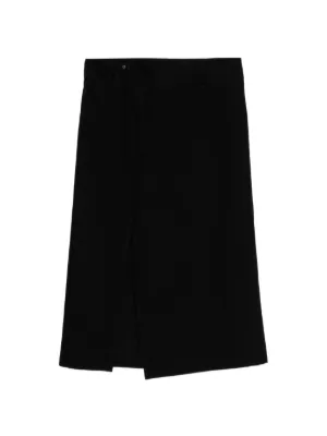 MM6 Maison Margiela フレイド Aラインスカート | ブラック | FARFETCH JP