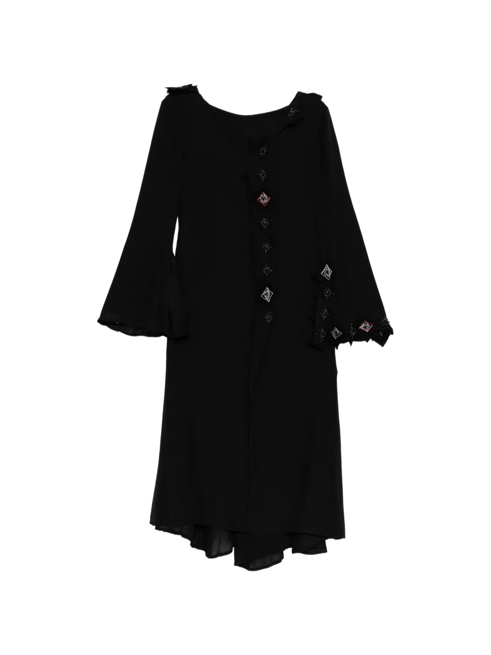 Yohji Yamamoto Abito con decorazione - Nero
