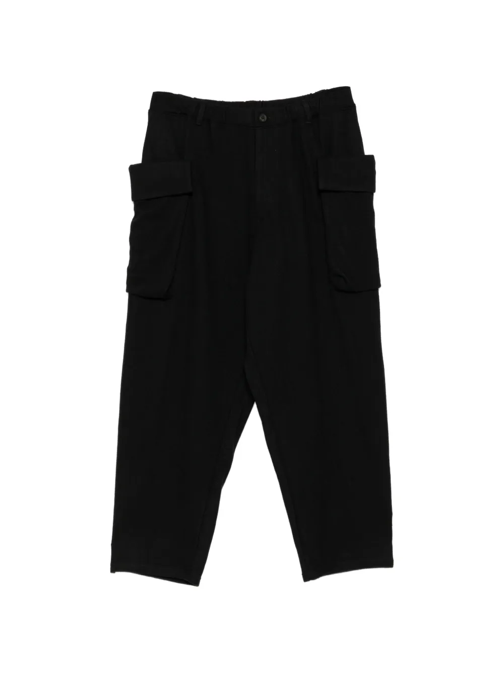 Yohji Yamamoto Pantaloni con tasche - Nero