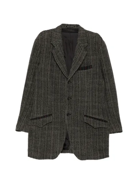 Yohji Yamamoto Sakko mit Fischgrätenmuster