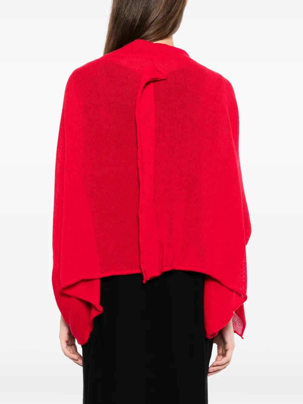 Youji Yamamotoドレープカーディガン レッド 半袖 Yohji Yamamoto ドレープ カーディガン | レッド | FARFETCH JP