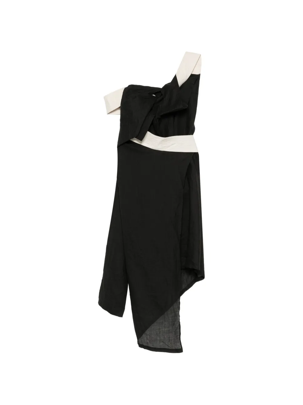Yohji Yamamoto Abito asimmetrico color-block - Nero