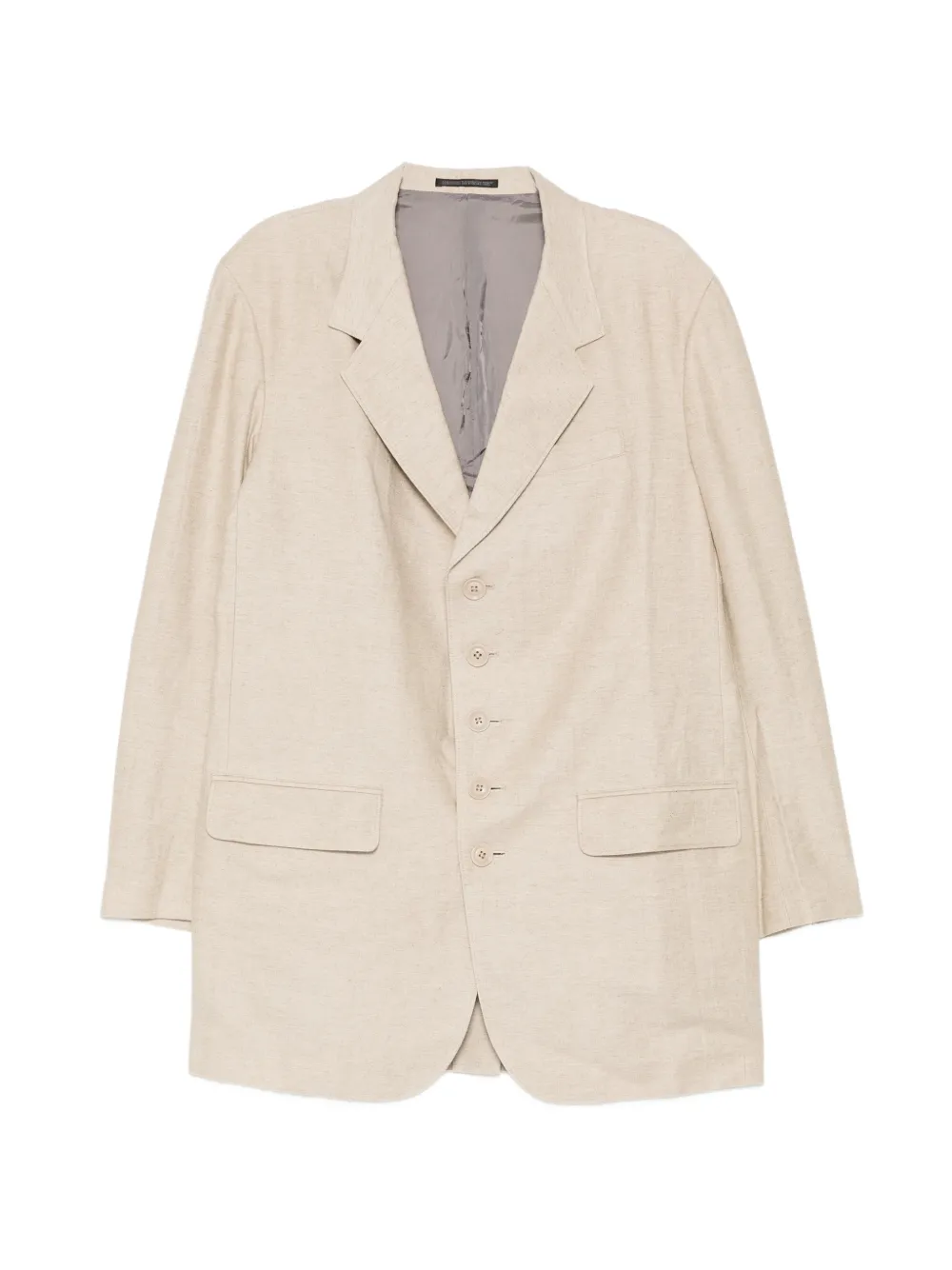 Yohji Yamamoto Blazer monopetto - Toni neutri