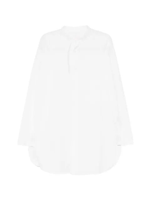 Yohji Yamamoto stand-collar long-sleeve shirt
