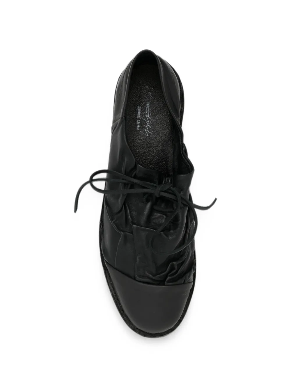 Yohji Yamamoto low-cut oxford shoes Zwart