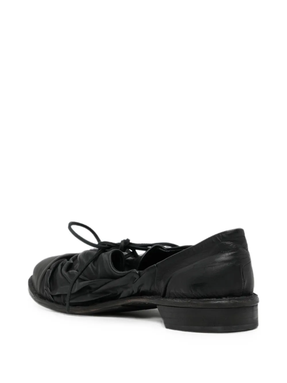 Yohji Yamamoto low-cut oxford shoes Zwart