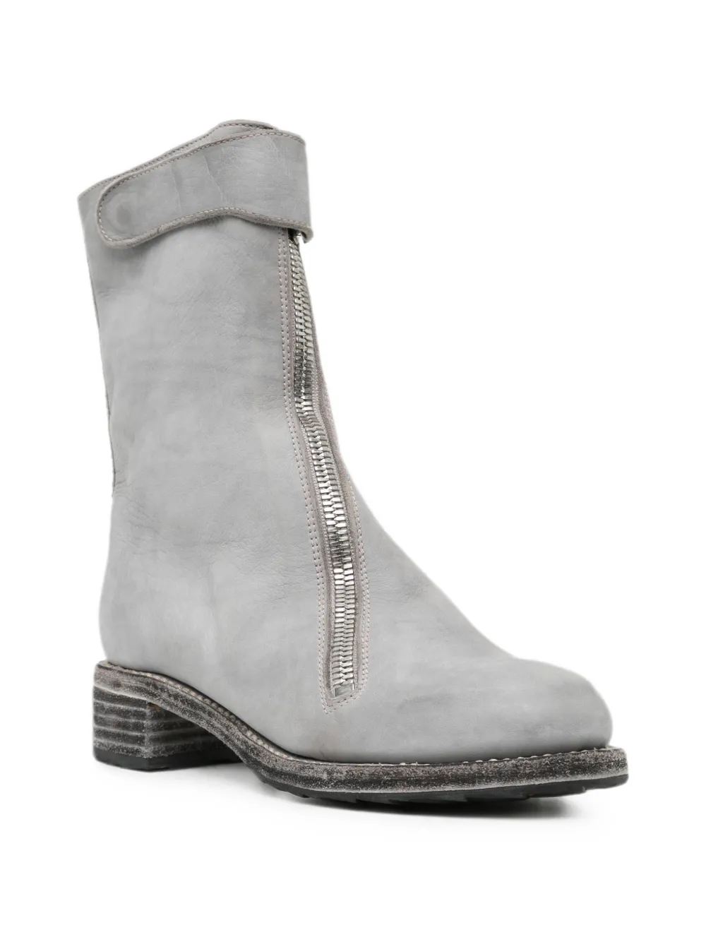 Yohji Yamamoto x Guidi Micha laarzen met rits Grijs