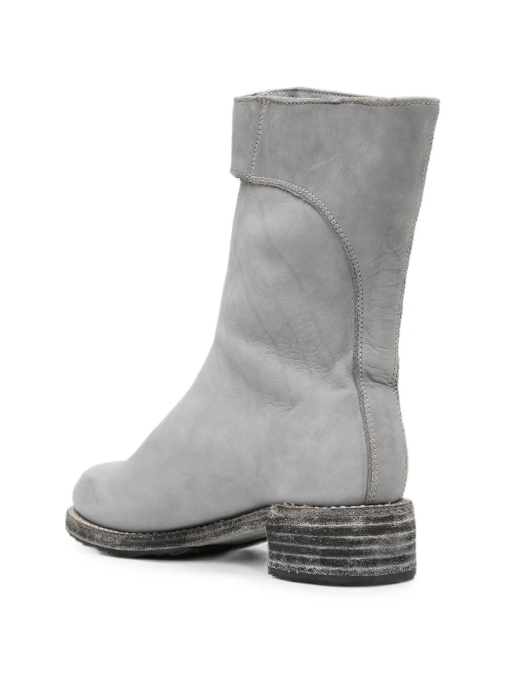 Yohji Yamamoto x Guidi Micha laarzen met rits Grijs