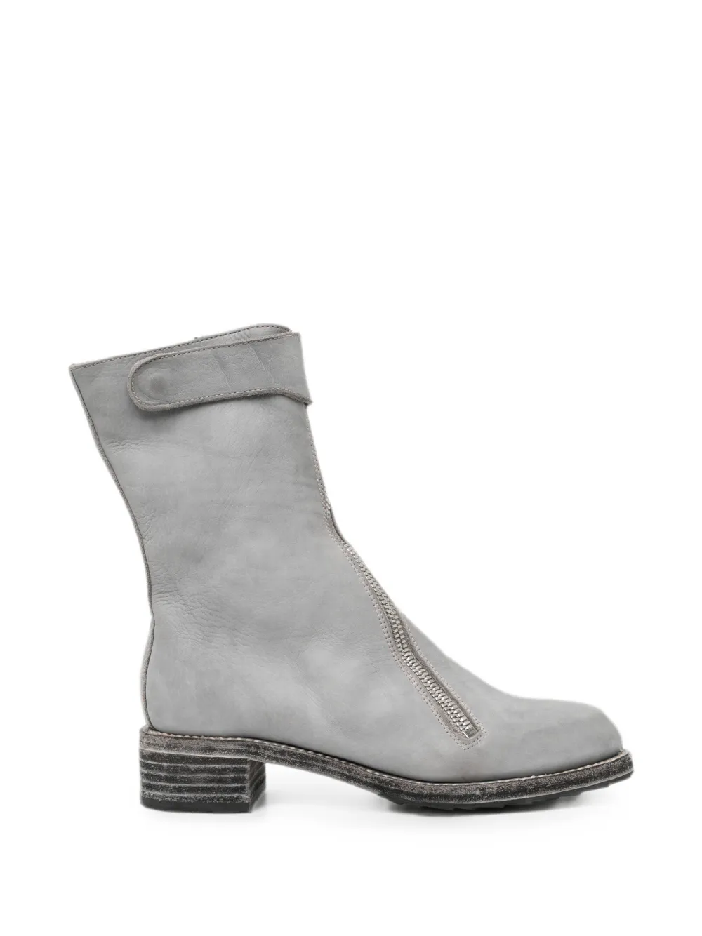 Yohji Yamamoto x Guidi Micha laarzen met rits Grijs