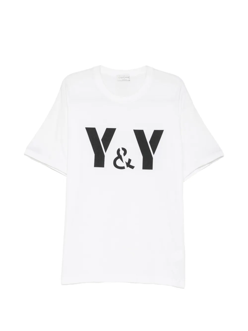 Yohji Yamamoto T-shirt con stampa - Bianco