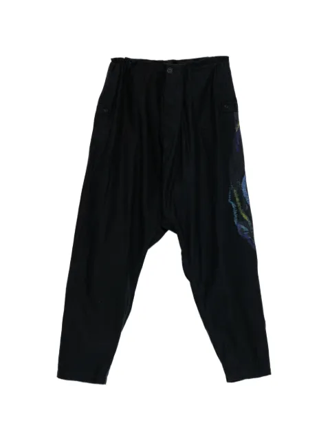 Yohji Yamamoto graphic-print jeans