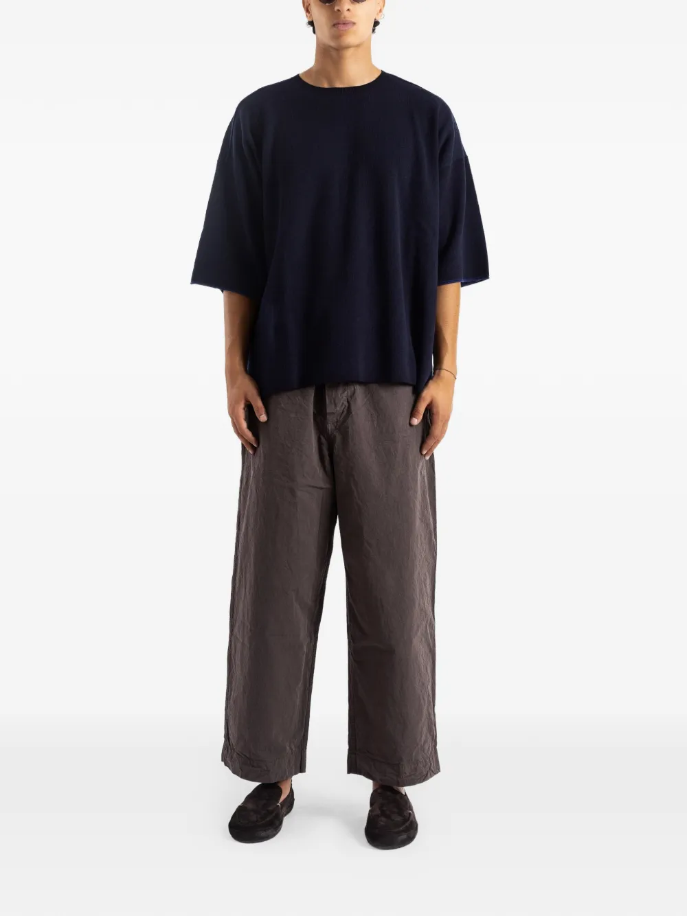 Casey Casey oversized T-shirt - Blu