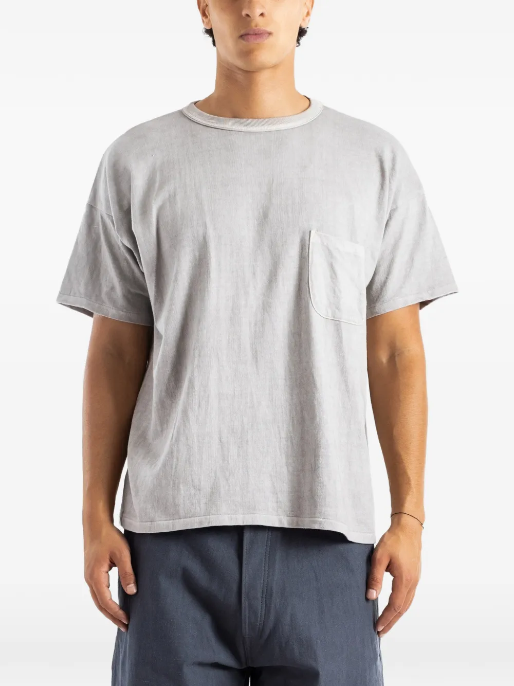 TAIGA TAKAHASHI Lot.601 chest pocket T-shirt - Grigio