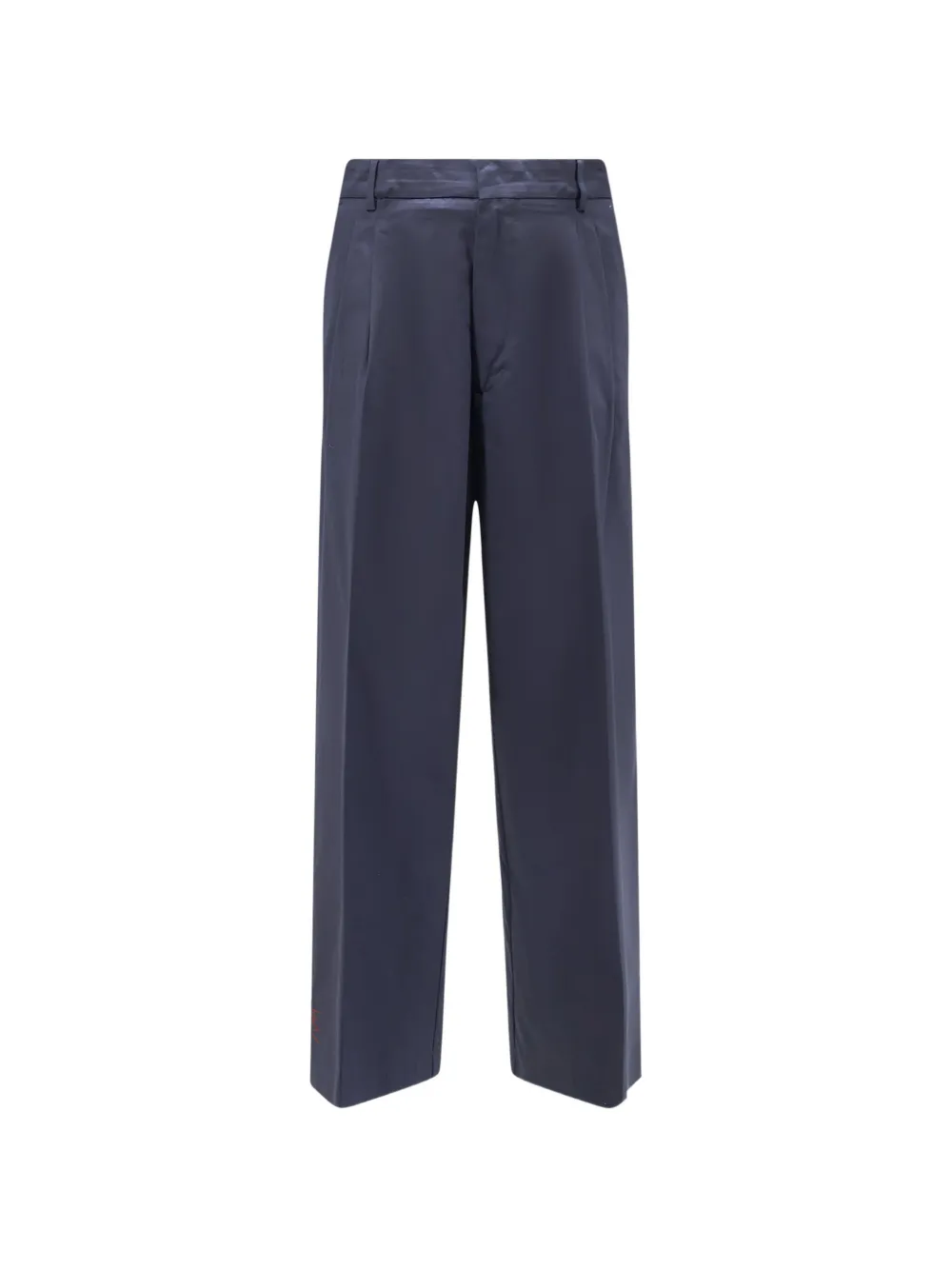 AMARANTO pleated wide-leg trousers - Blu