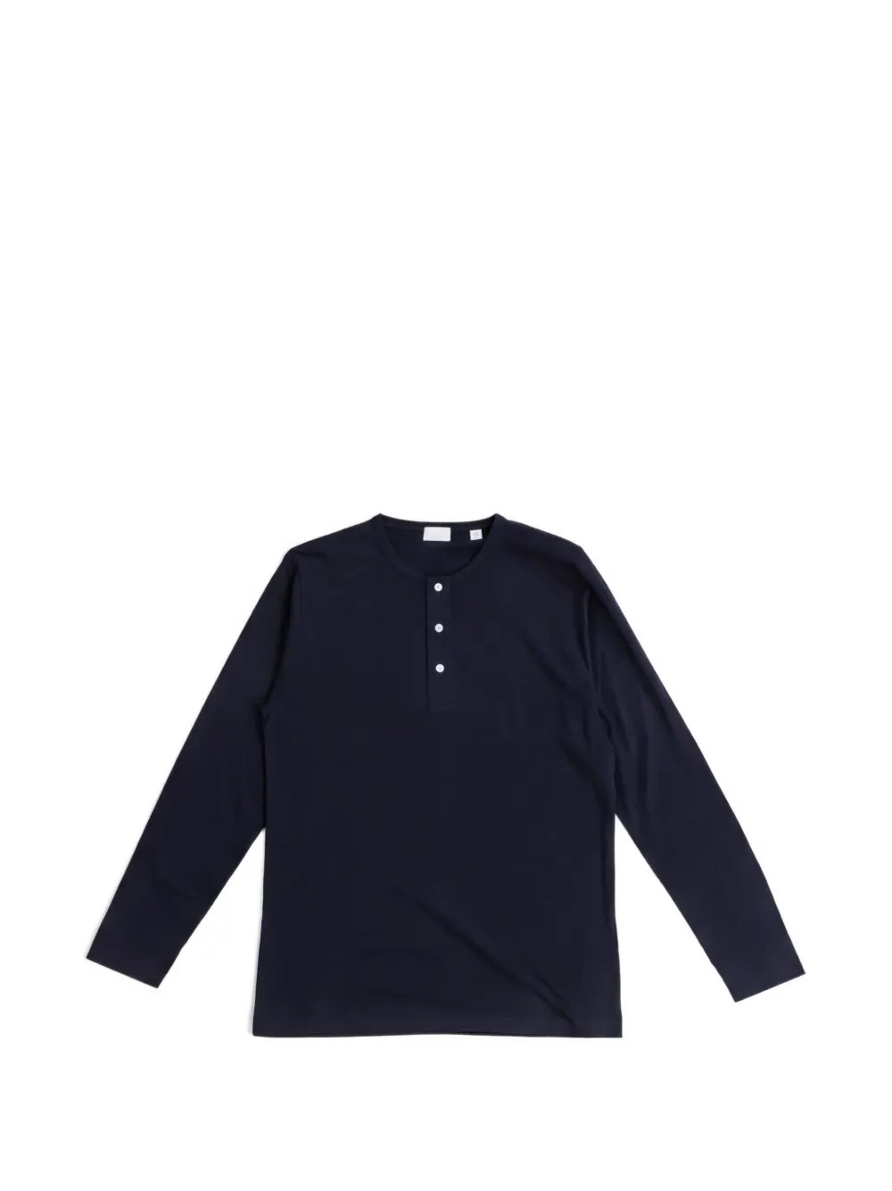HANDVAERK PJ long-sleeve Henley T-shirt - Blu
