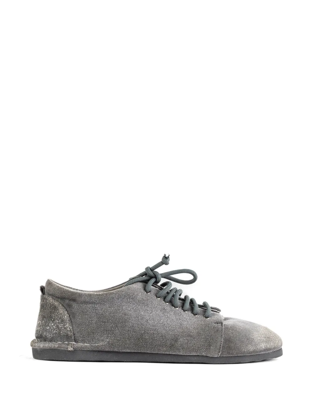 Marsèll faded-effect denim derby shoes - Grigio