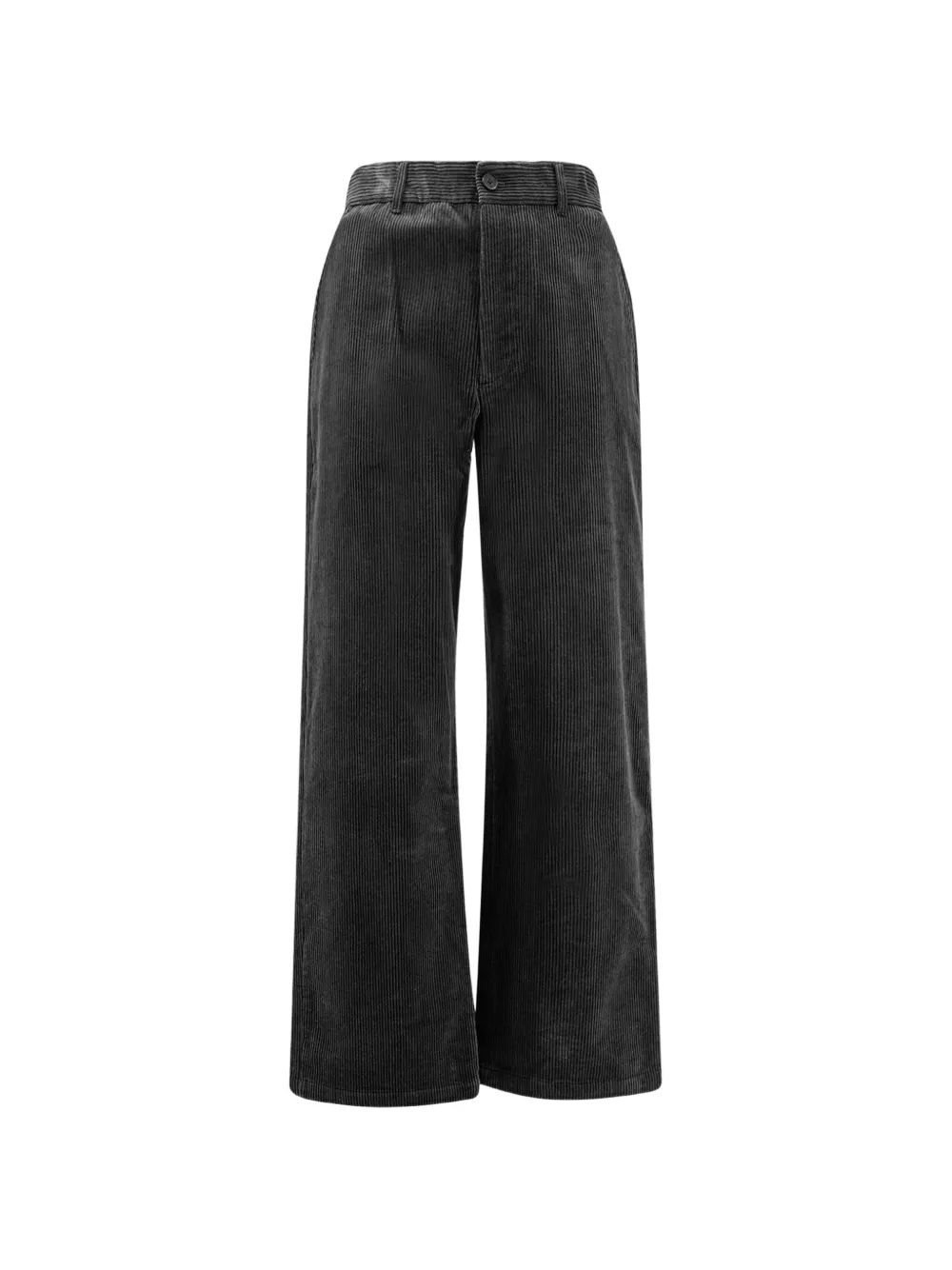DUNST corduroy wide-leg trousers - Nero
