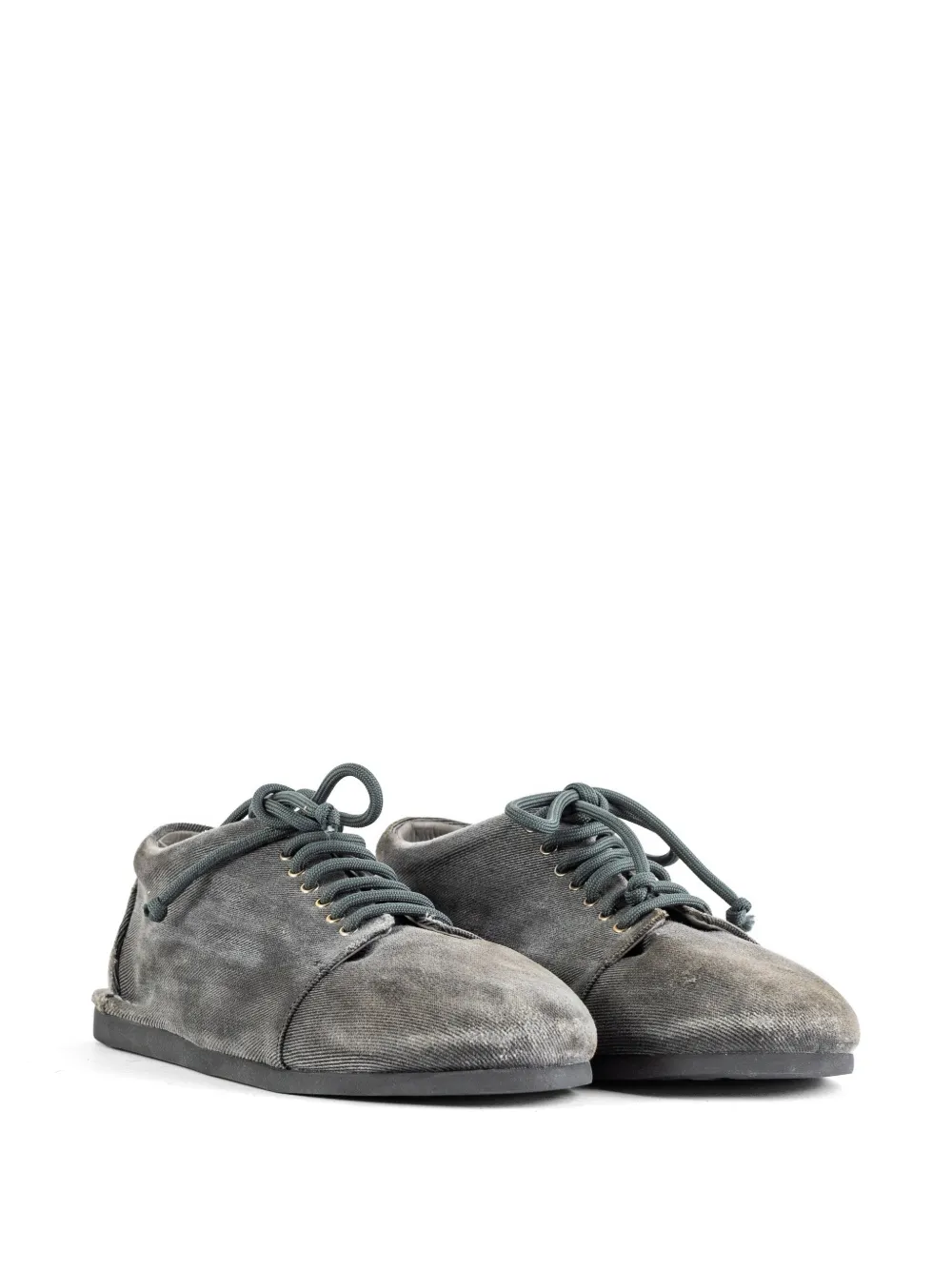 Marsèll Sancrespella denim derby shoes Grijs