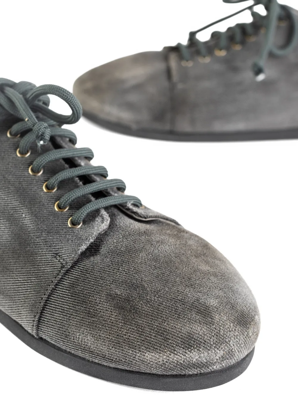 Marsèll Sancrespella denim derby shoes Grijs