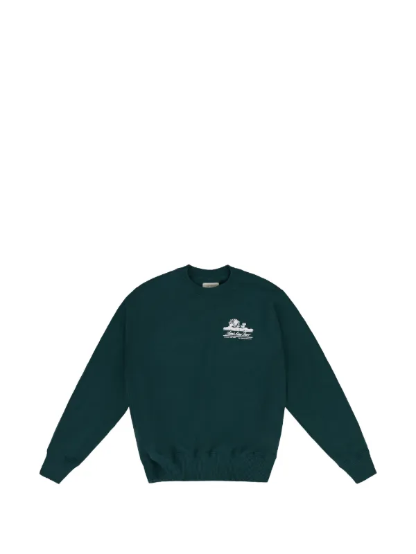 Aimé Leon Dore Unisphere Logo-print Sweatshirt in Green