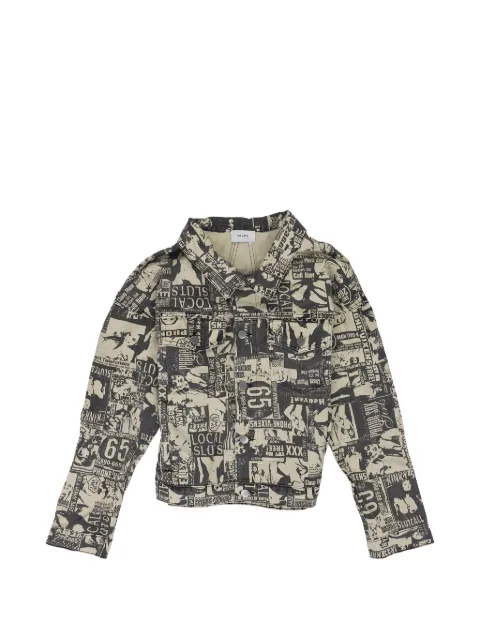 RHUDE graphic-print denim jacket