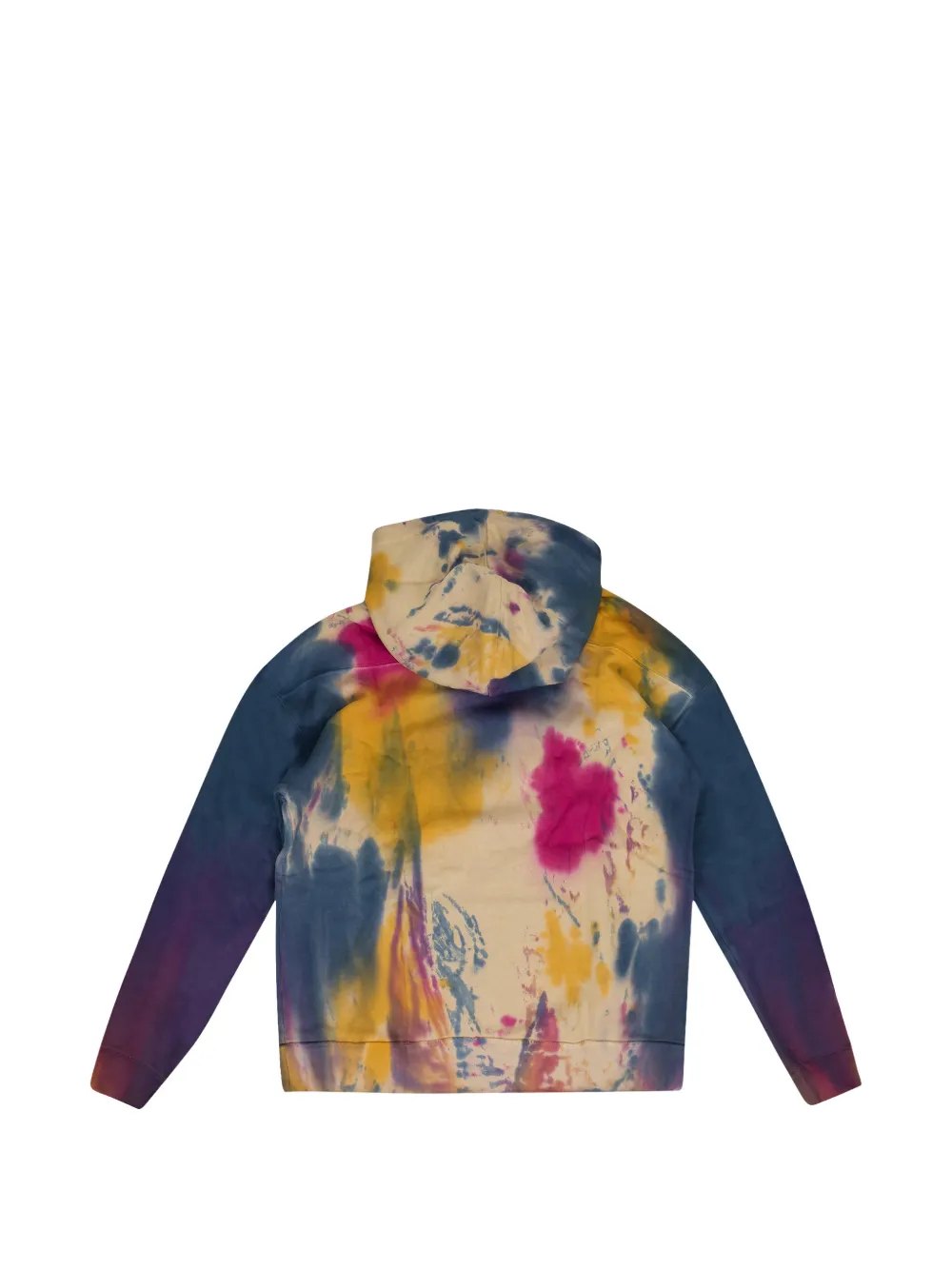 RHUDE Hoodie met tie-dye print Beige