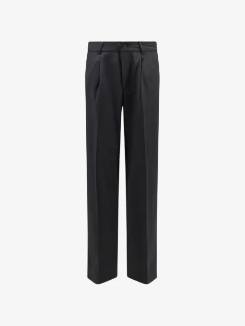 Woodbird pressed-crease zip-fastening trousers