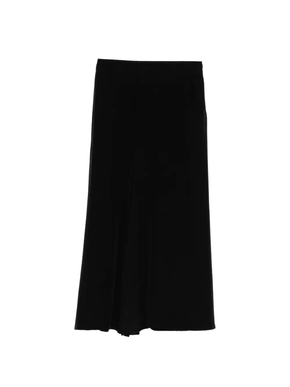 Yohji Yamamoto Rock aus Seide - Schwarz