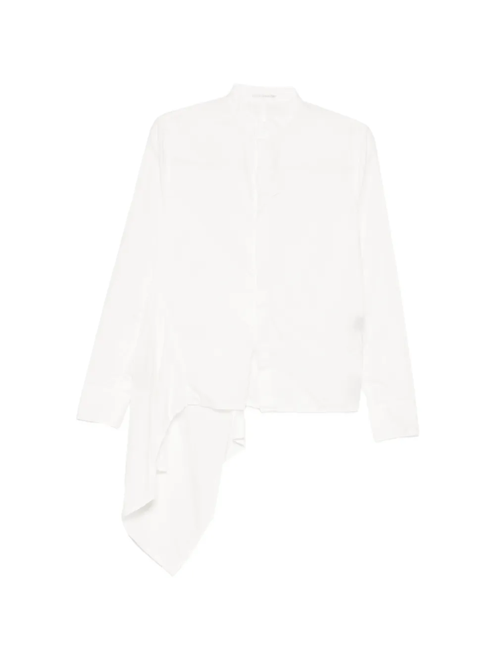 Yohji Yamamoto Blusa svasata asimmetrica - Bianco
