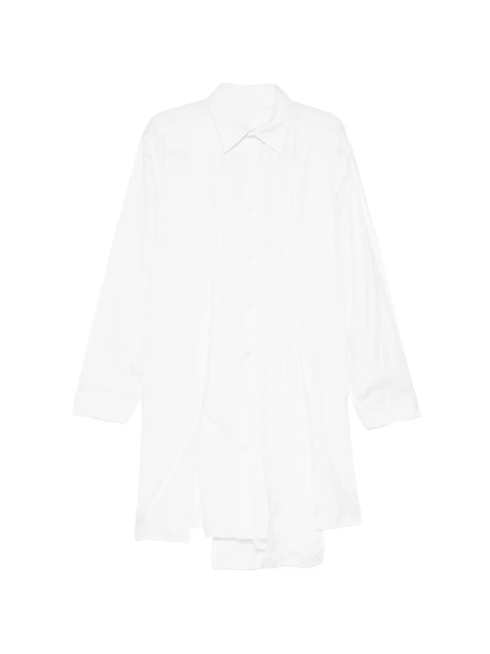 Yohji Yamamoto Camicia con inserti - Bianco