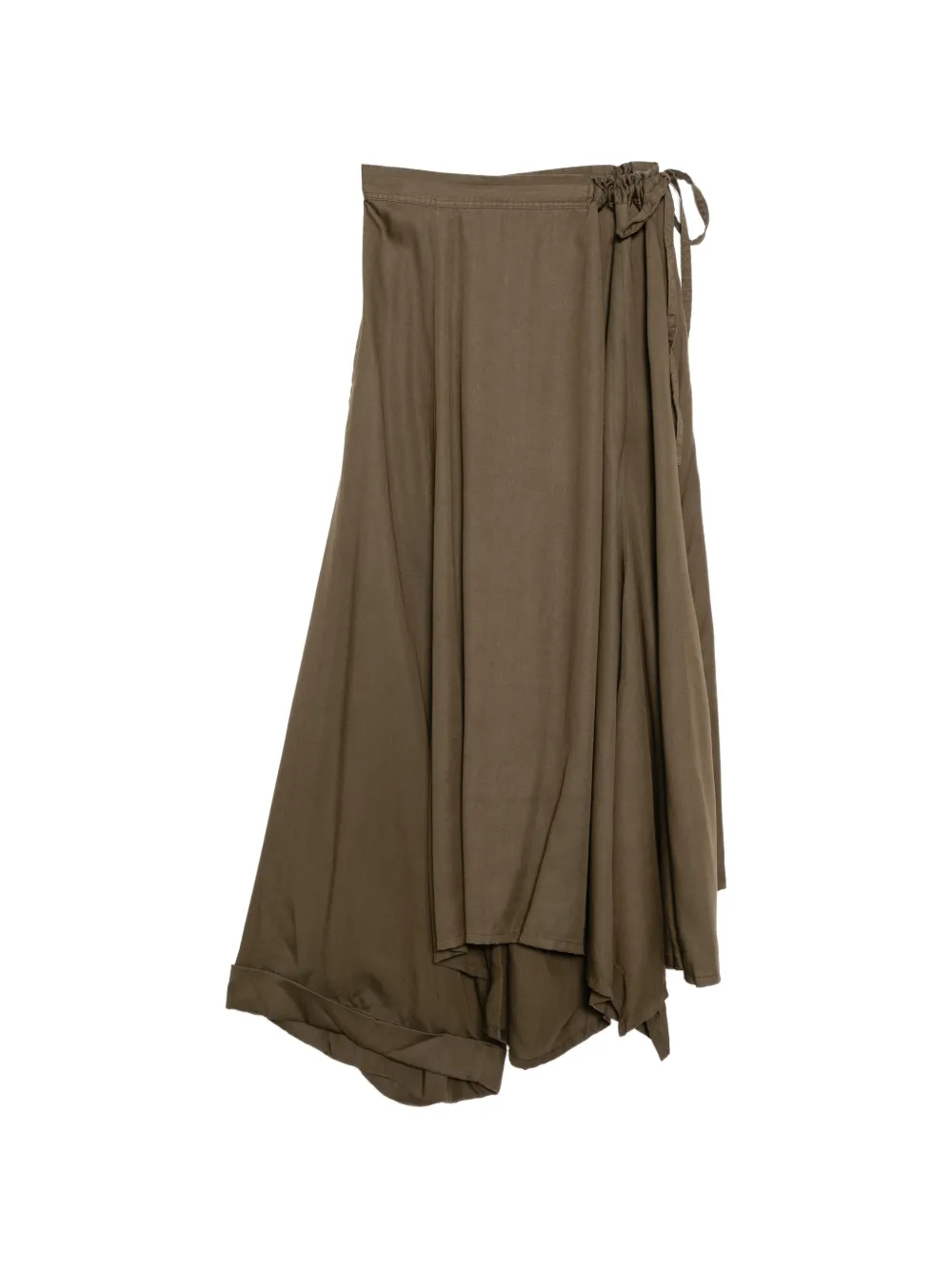 Yohji Yamamoto Gonna drappeggiata - Verde