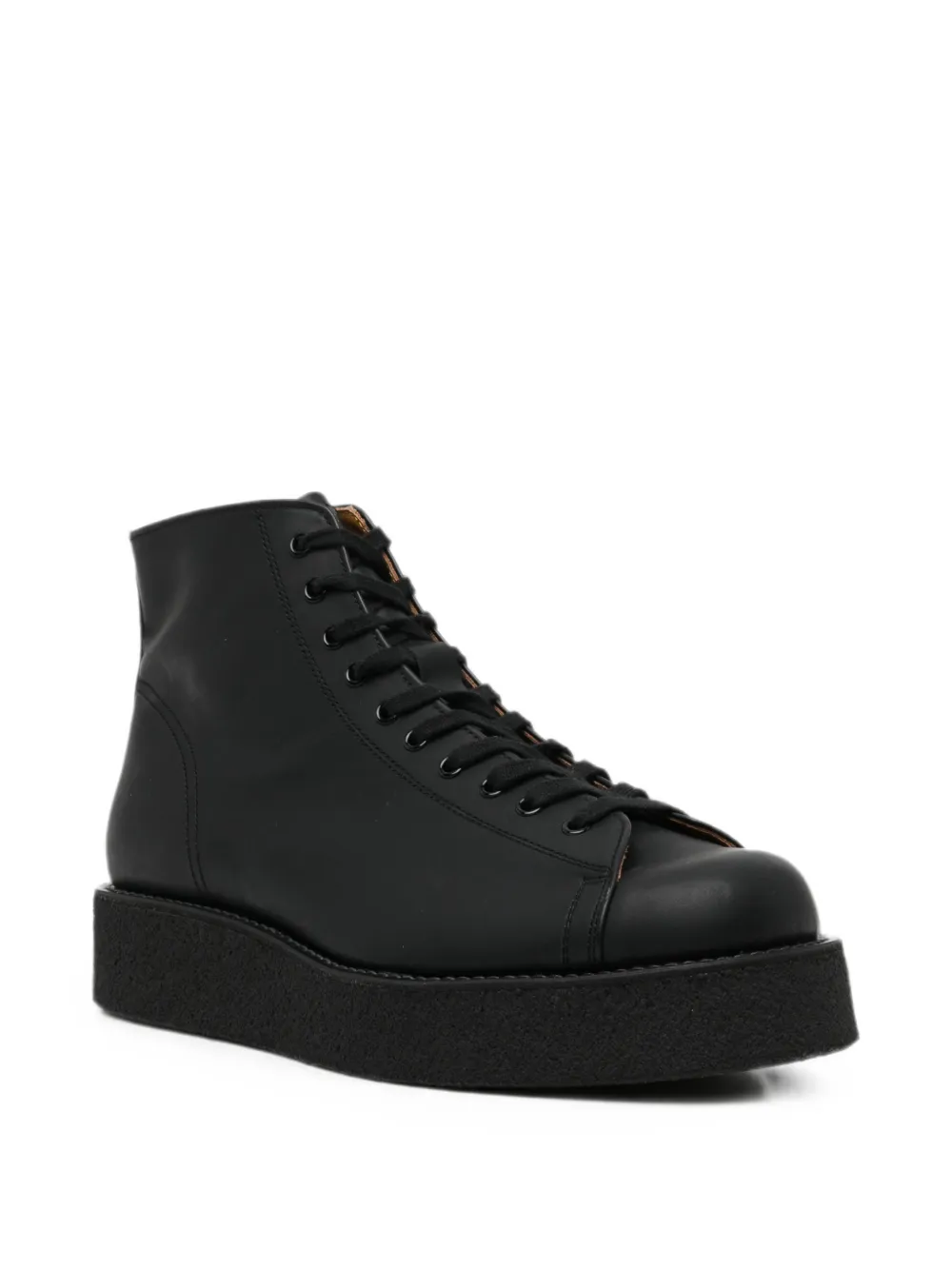 Yohji Yamamoto Mat boots Zwart