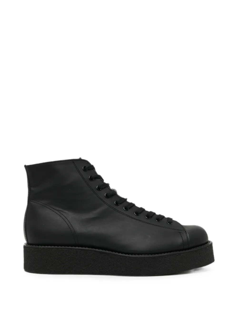 Yohji Yamamoto Mat boots Zwart