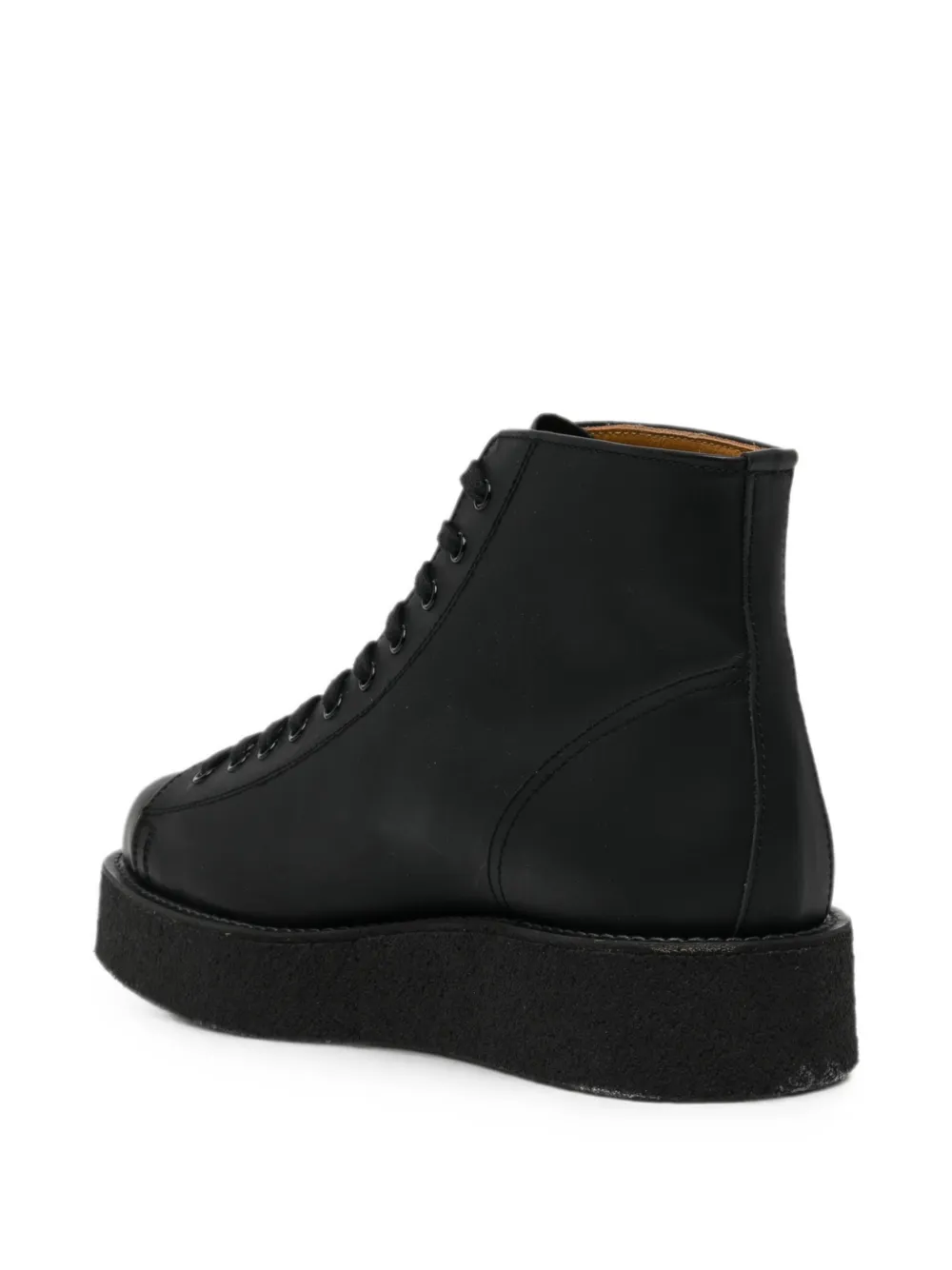 Yohji Yamamoto Mat boots Zwart