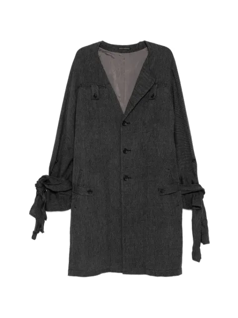 Yohji Yamamoto abrigo asimétrico