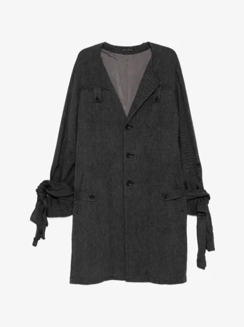 Yohji Yamamoto asymmetric coat