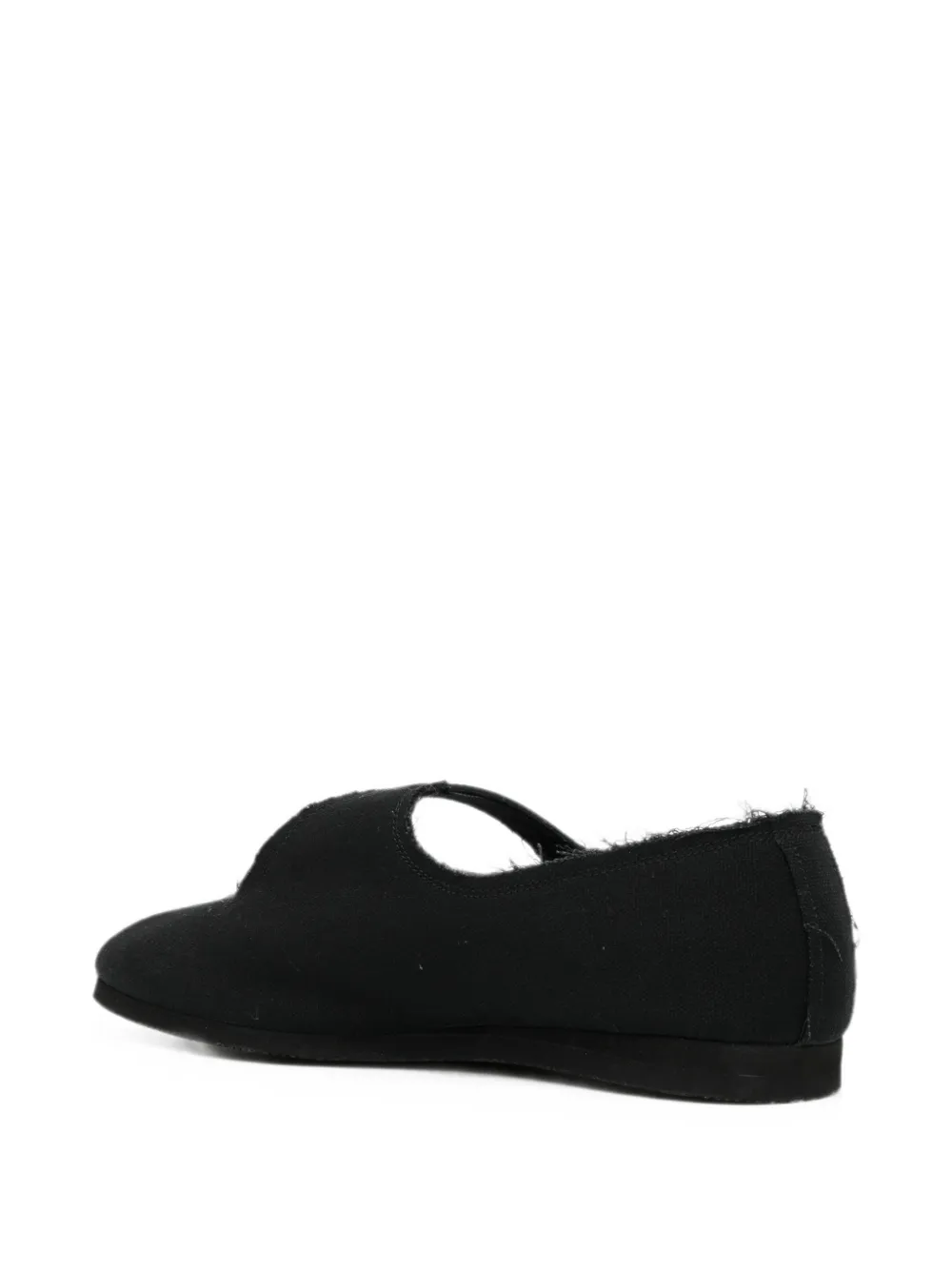 Yohji Yamamoto mary jane ballet flats Zwart