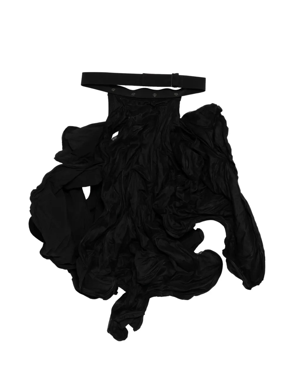Yohji Yamamoto Bubble' Rock - Schwarz